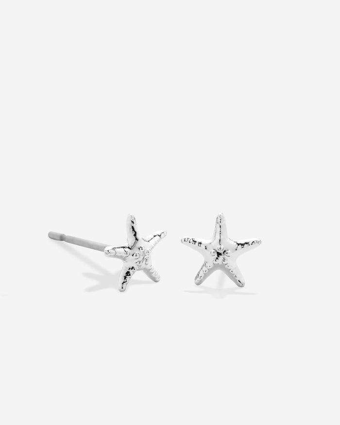 Bryan Anthonys Silver Renew Stud Earrings Macro