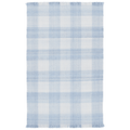 Respite Blue Plaid Handwoven Area Rug - Available in a Variety of Sizes - Rugs - The Well Appointed House