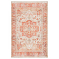 Rhoda Rea Rug in Orange and Gray - Rugs - The Well Appointed House