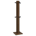 Rikkie - Coat Rack And Mirror - Walnut