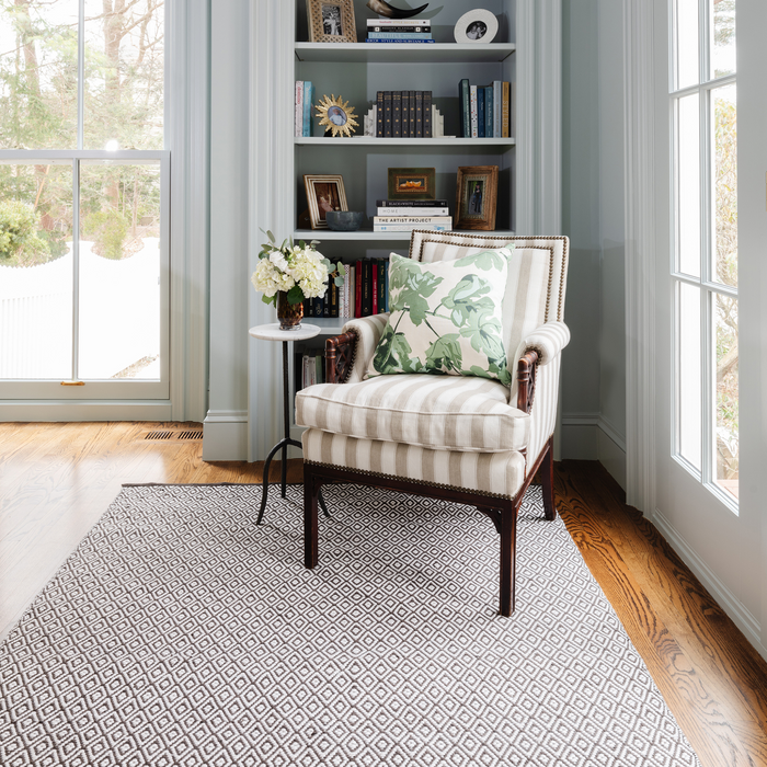 River Davis Brown Hand Woven PET Indoor Outdoor Rug - The Well Appointed House