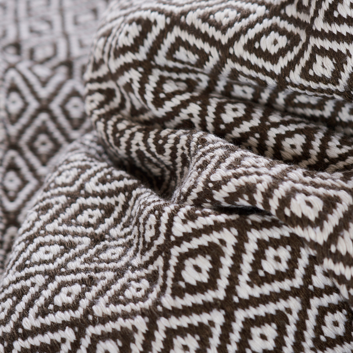 River Davis Brown Hand Woven PET Indoor Outdoor Rug - The Well Appointed House