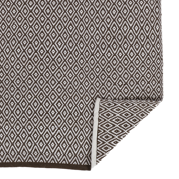 River Davis Brown Hand Woven PET Indoor Outdoor Rug - The Well Appointed House