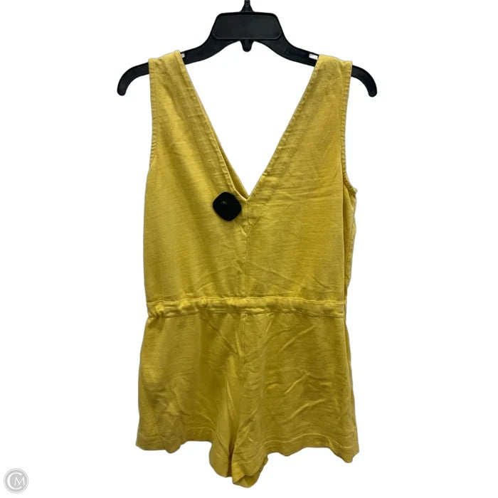 Romper By Loft In Yellow, Size: S