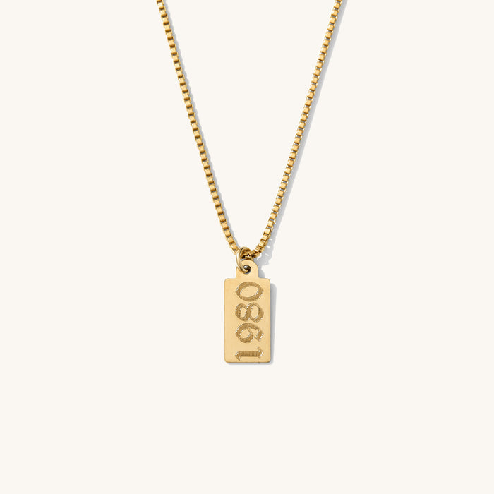 Petite Rosie pendant necklace available in gold fill and sterling silver