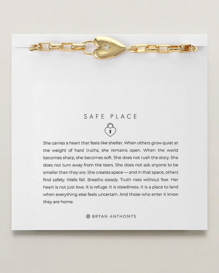 Bryan Anthonys Safe Place Heart Bracelet
