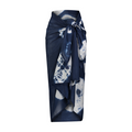 Saline Cotton Pareo in Indigo - The Well Appointed House