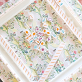 Scalloped Square Table Topper - Pink Pagoda - The Well Appointed House