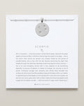 Bryan Anthonys Silver Scorpio Zodiac Necklace On Card