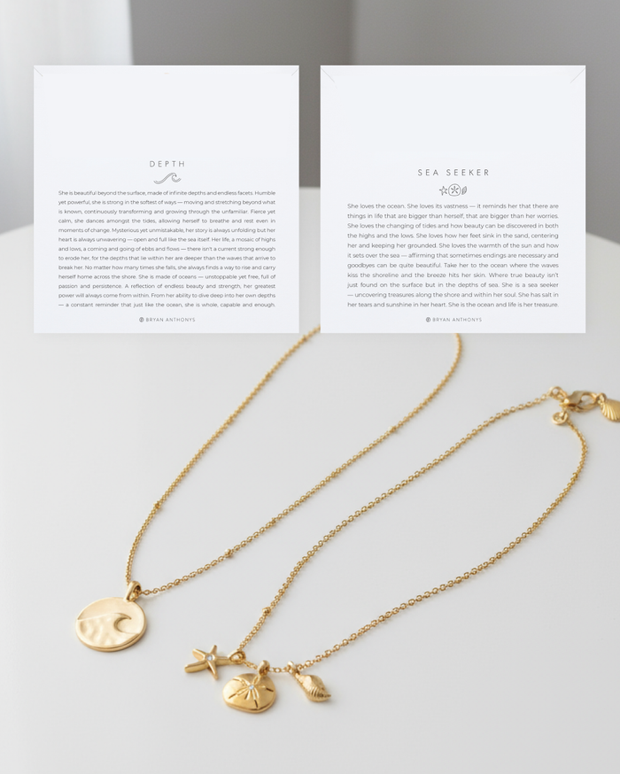 Bryan Anthonys Sea Seeker & Depth Layered Necklace Set