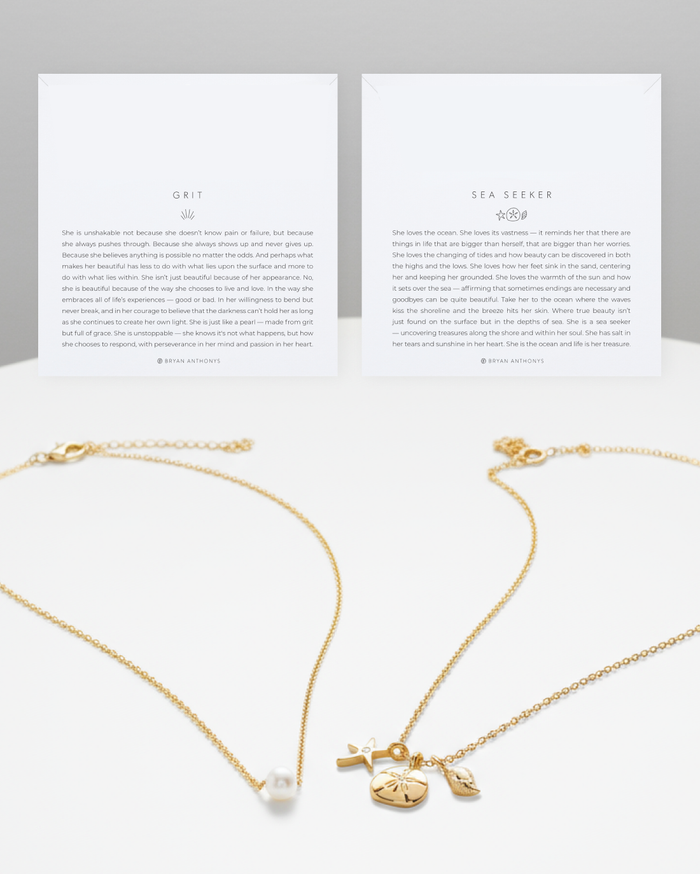Bryan Anthonys Sea Seeker & Grit Layered Necklace Set