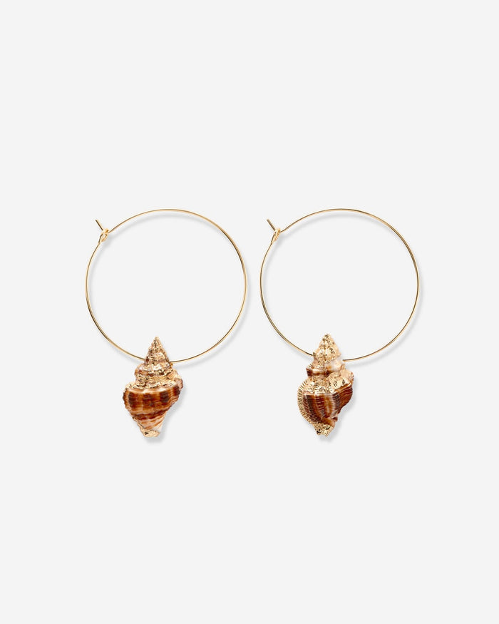 Bryan Anthonys Gold Listen Hoop Earrings Macro
