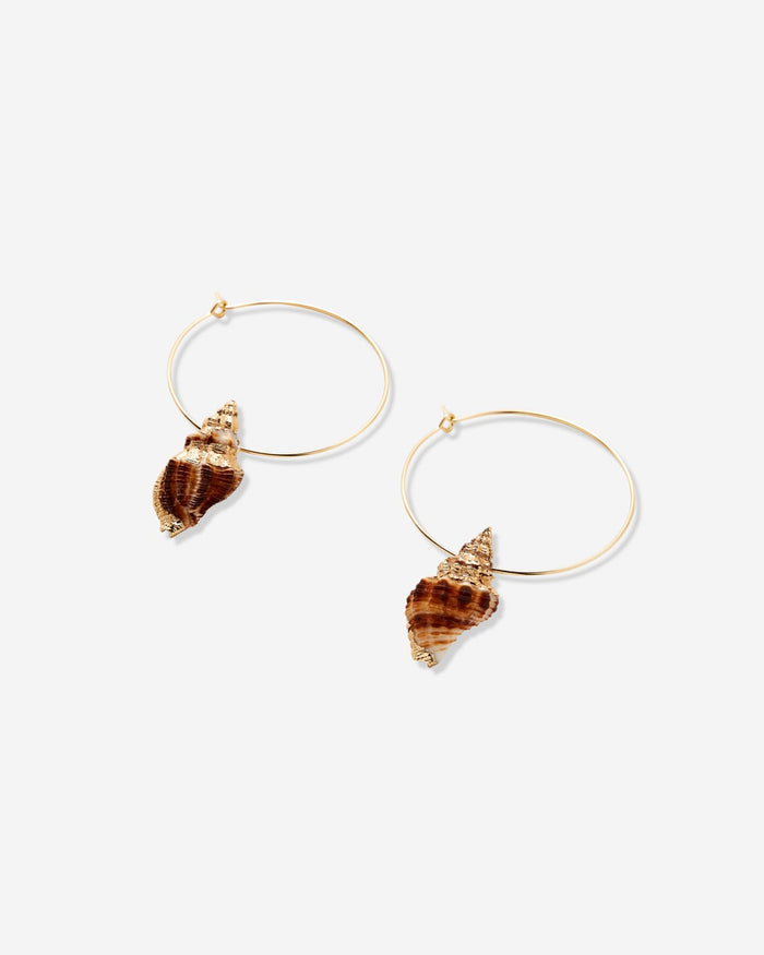 Bryan Anthonys Gold Listen Hoop Earrings Macro
