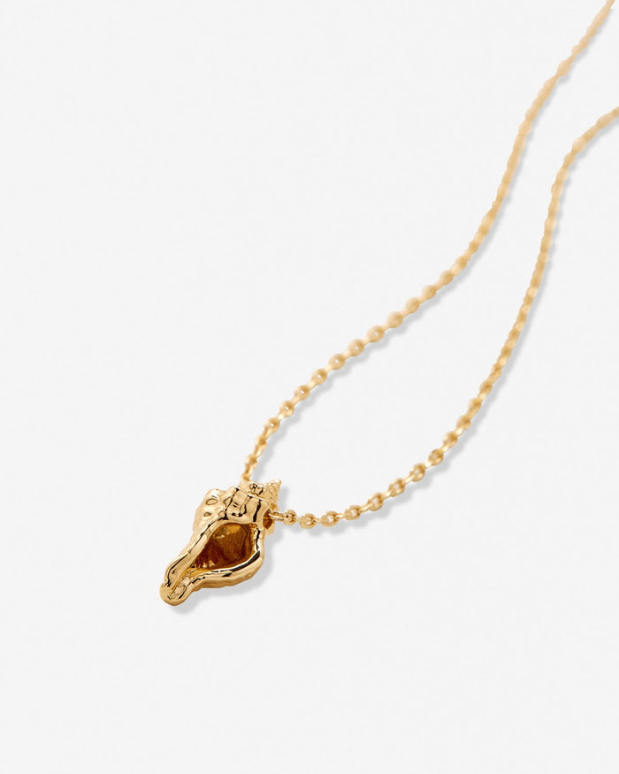 Bryan Anthonys Gold Listen Icon Necklace Macro
