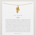 Sea Seeker Metal Shell Necklace