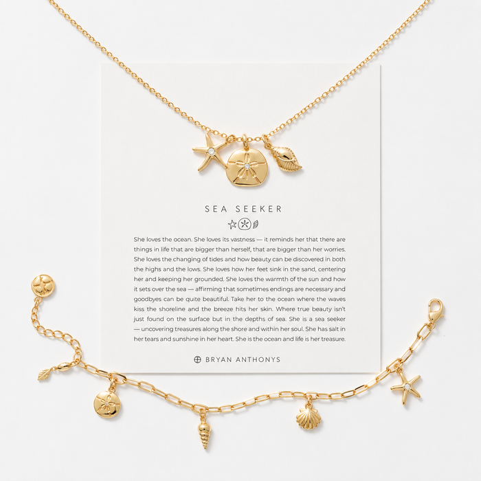 Sea Seeker Necklace & Charm Bracelet Bundle