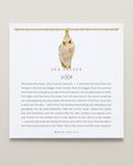Bryan Anthonys Gold Sea Seeker Pendant Necklace On Card