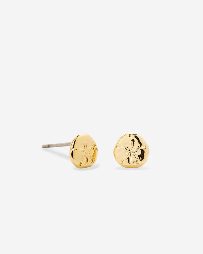 Bryan Anthonys Gold Sea Seeker Stud Earrings Macro