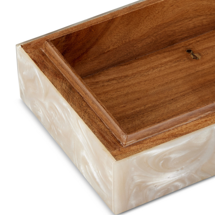 Set of 2 Perlas Swirl Decorative Boxes - The Well Appointed House