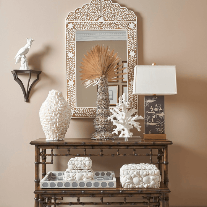Set of 3 Natural White Decorative Shell Boxes - Decorative Boxes - The Well Appointed House