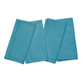 Set of 4 Betty Dusty Teal Double Eyelet Dinner Napkins - The Well Appointed House
