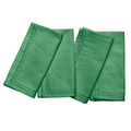 Set of 4 Betty Ivy Green Double Eyelet Dinner Napkins - The Well Appointed House