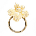 Set of 4 Pearl Cluster Napkin Rings - The Well Appointed House