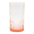Aaron Pink Hand Blown Highball Glass - The Well Appointed House