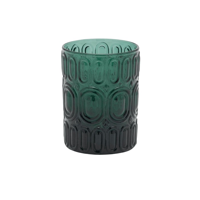 Set of 6 Smokey Green Hand Blown Glasses - Drinkware - The Well Appointed House