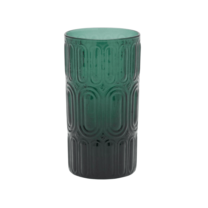 Set of 6 Smokey Green Hand Blown Glasses - Drinkware - The Well Appointed House