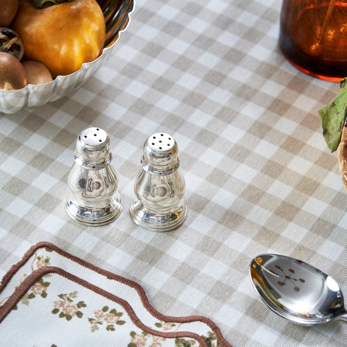 Set of Silver Plated Salt & Pepper Shakers - The Well Appointed House