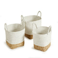 Set of Three Madura Market Baskets - The Well Appointed House