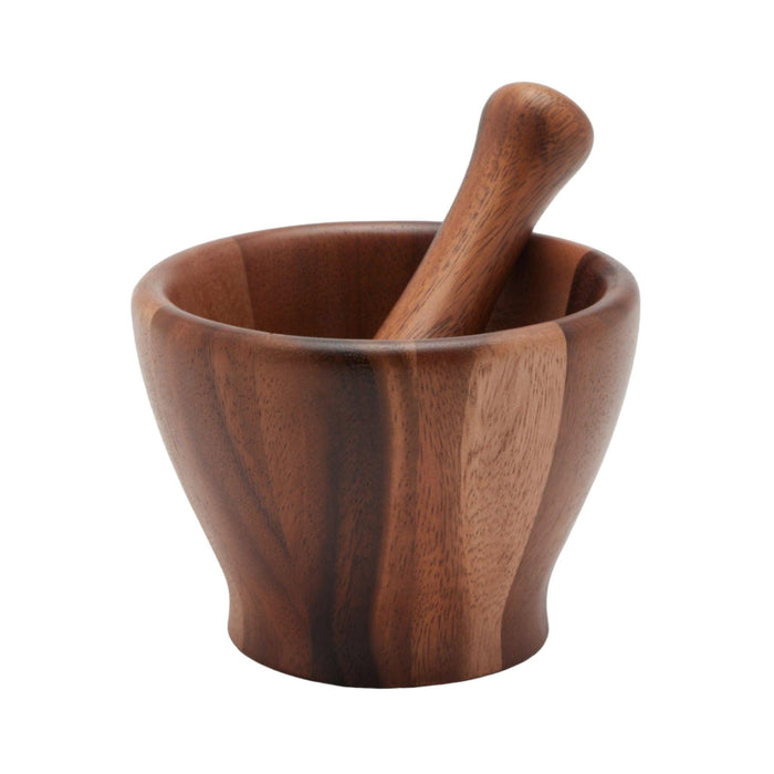 Set of Two Dark Acacia Mortar and Pestle - Baking & Cookware - The Well Appointed House