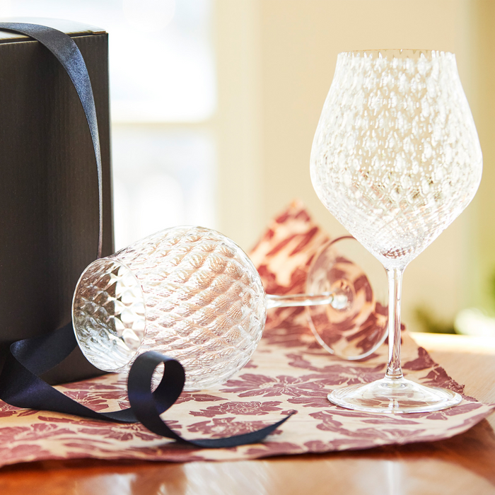 Set of Two Phoebe Clear Universal Wine Glasses - The Well Appointed House