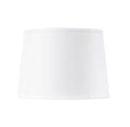 Shade 14" with Nickel, White - Lamp Shades - The Well Appointed House