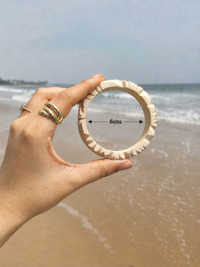 Shankh Stand- Made Of Natural Conch (1 Pc)