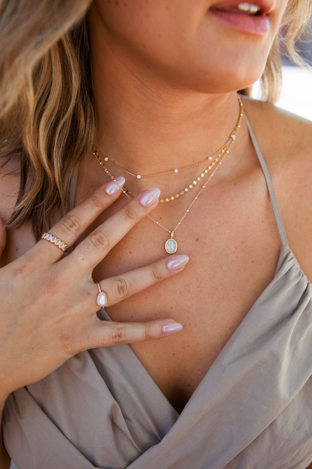 She's a Gem ring by Beads by Tara with a one-of-a-kind moonstone center stone