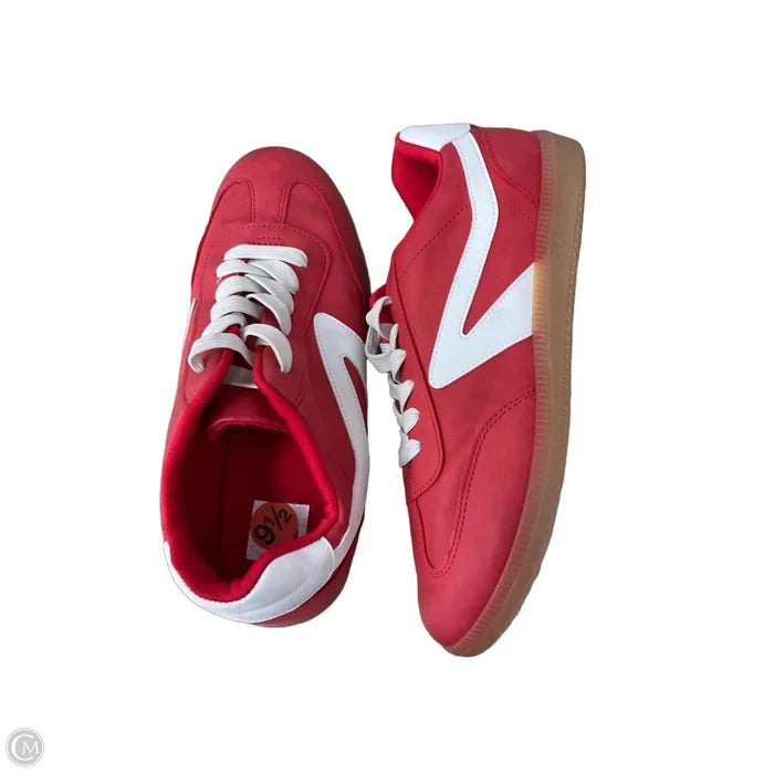 Shoes Sneakers By Dolce Vita In Red & White, Size: 9.5
