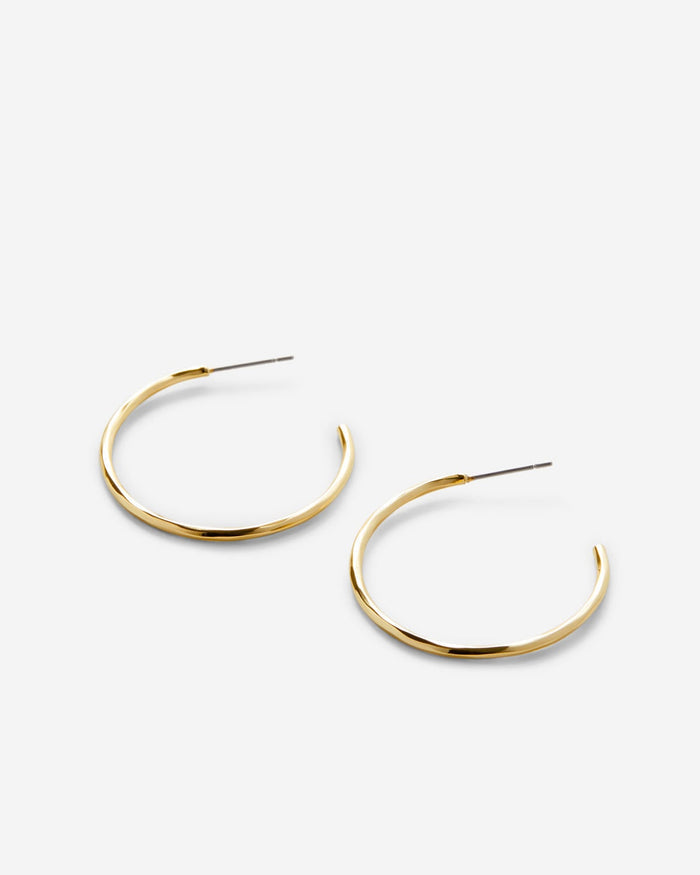 Bryan Anthonys Layers of You Gold Simplicity Midi Hoops Macro