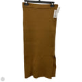 Skirt Midi By Fabrik In Brown, Size: M