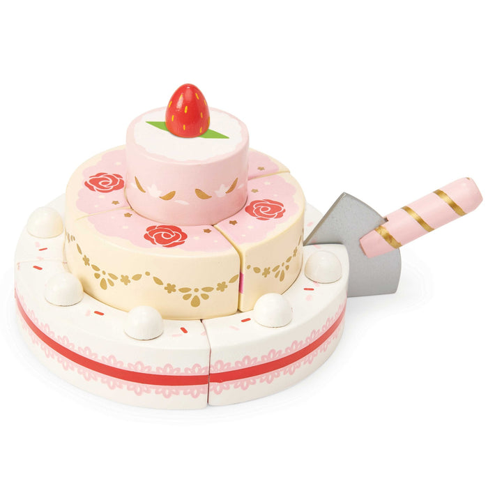 Sliceable Wedding Cake for Pretend Play - The Well Appointed House