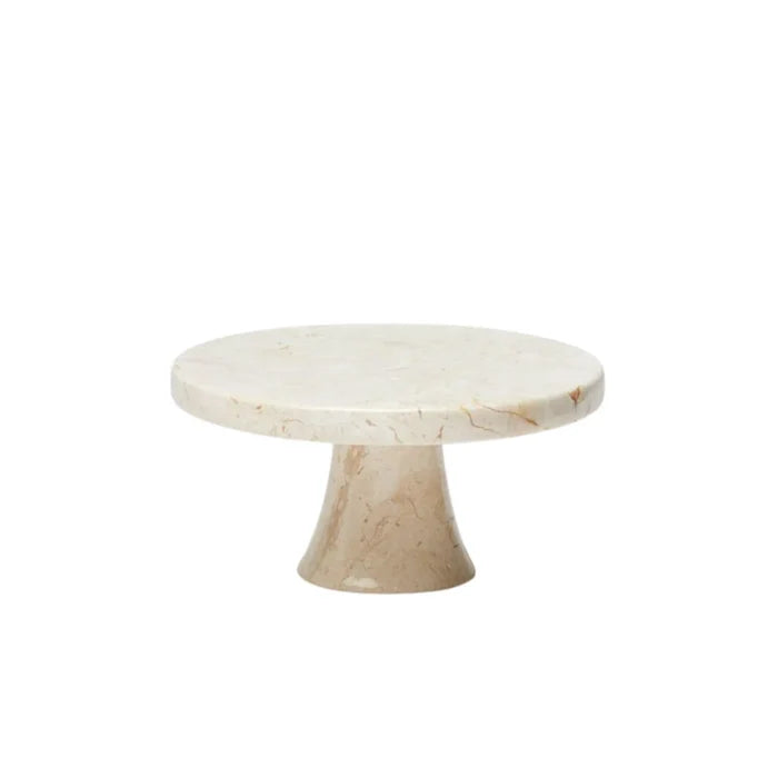 Small Marble Cake Stand in White - Serveware - The Well Appointed House