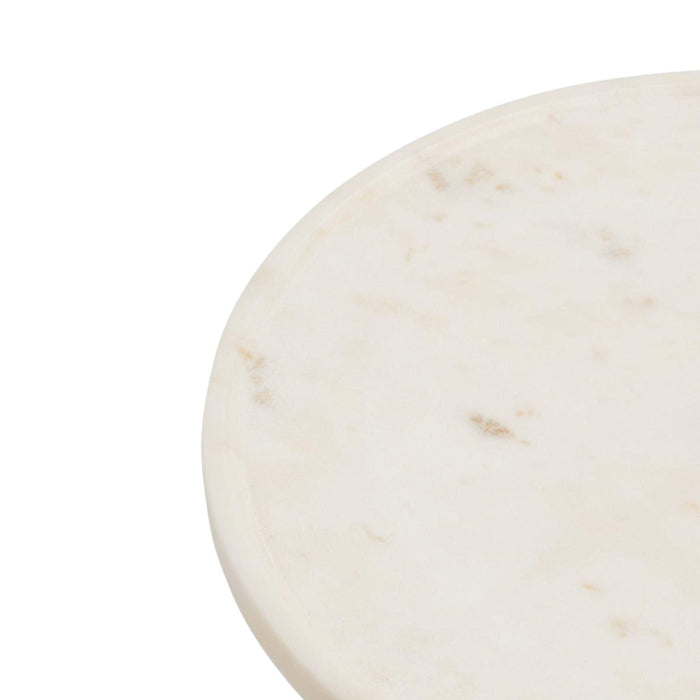 Small Marble Cake Stand in White - Serveware - The Well Appointed House