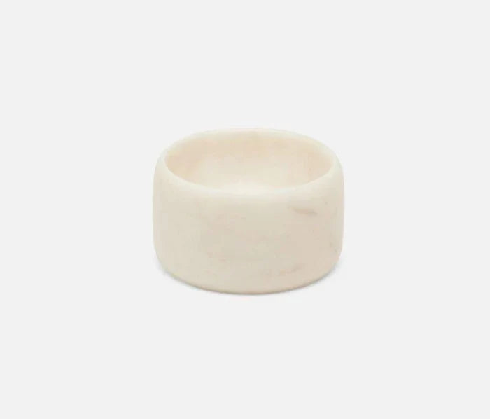 Small White Marble Serving Bowls - Serveware - The Well Appointed House