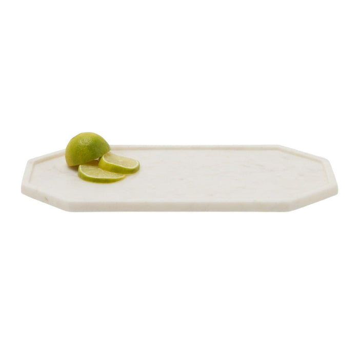 Small White Marble Serving Tray - Serveware - The Well Appointed House