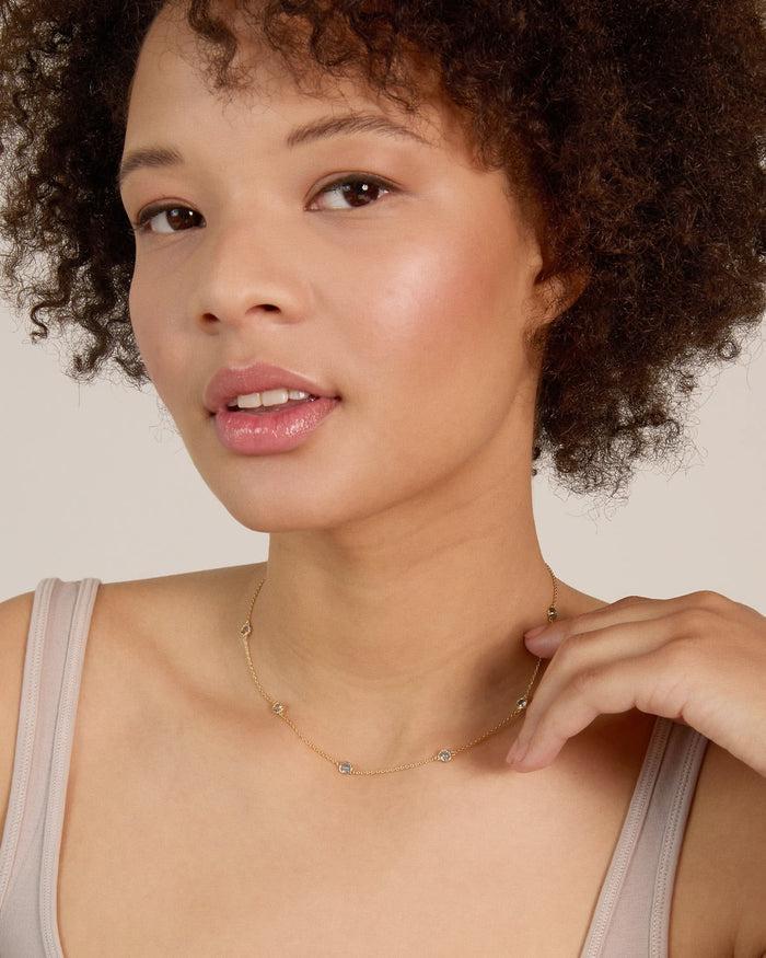 Bryan Anthonys Something Blue Necklace On Model