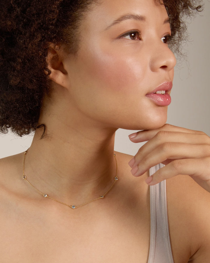 Bryan Anthonys Something Blue Necklace On Model