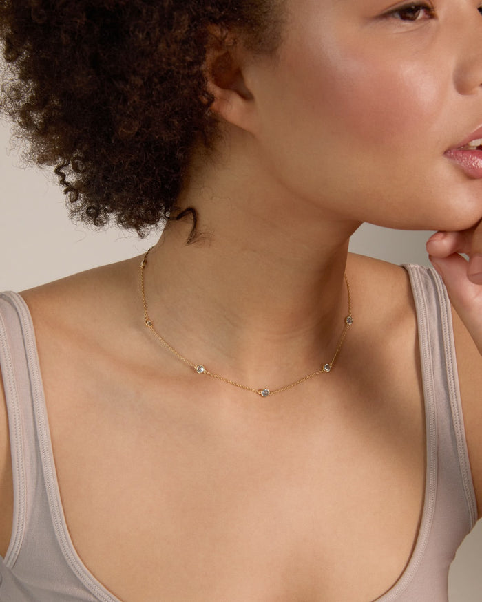 Bryan Anthonys Something Blue Necklace On Model