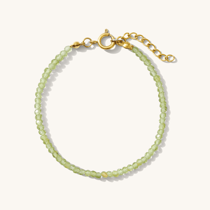 Sorbet bracelet strung with faceted crystals in a juicy, candy-like colorway