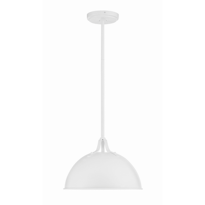 Soto Matte White 1 Light Mini Pendant - The Well Appointed House